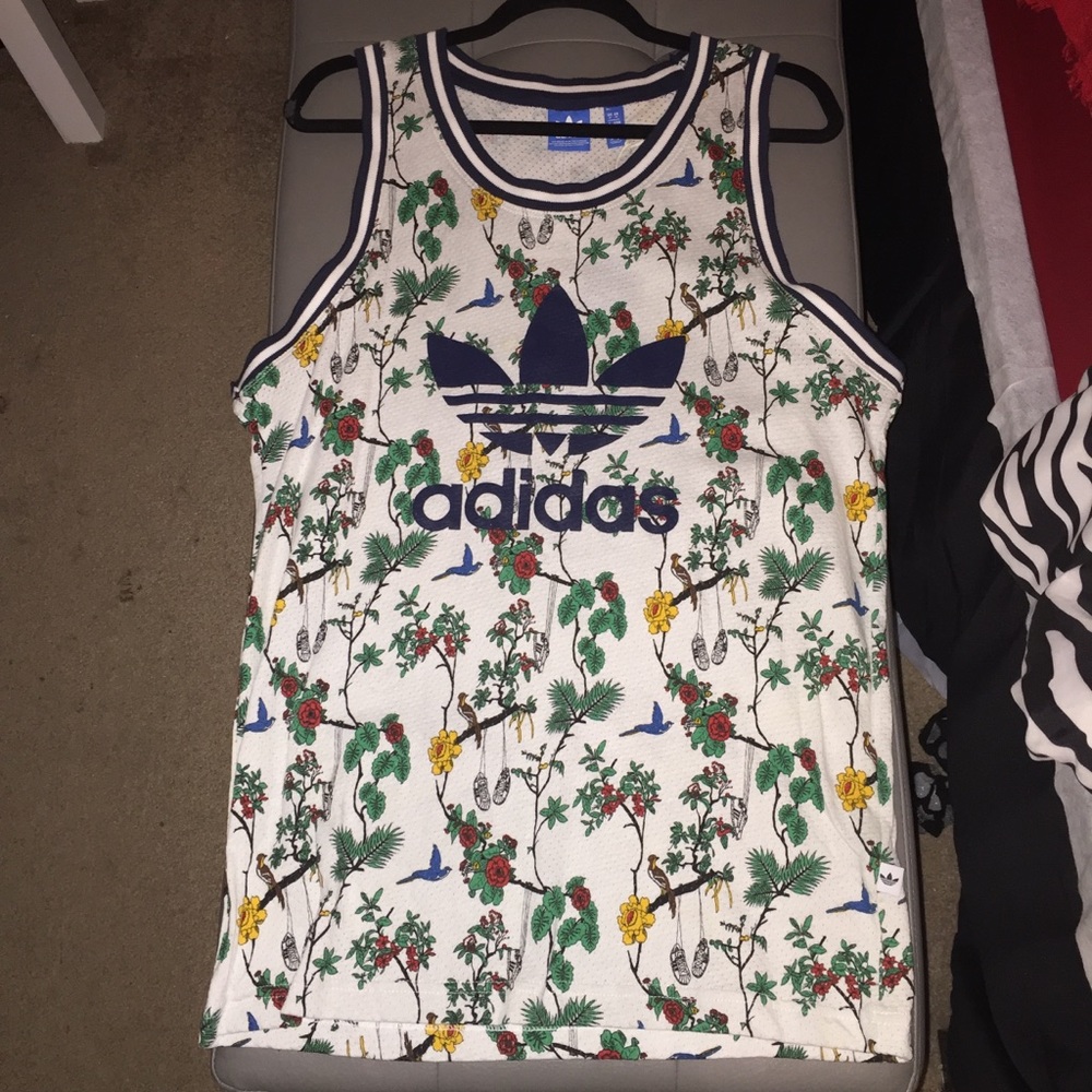 Adidas Unisex Floral Print Jersey ✨NWT✨